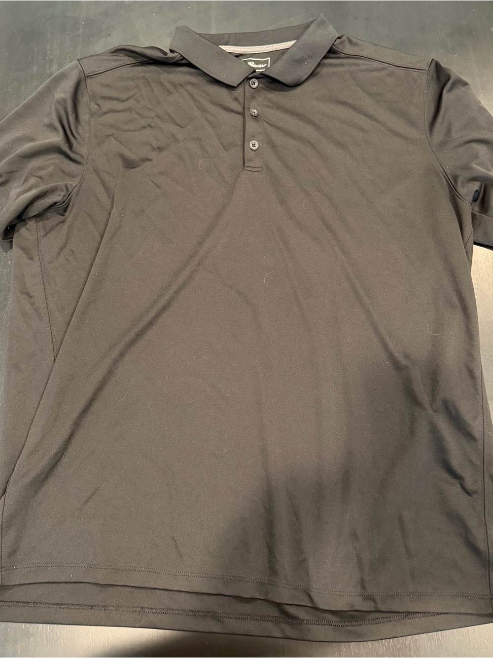 Eddie Bauer Black Men's Polo - Short Sleeve Performance